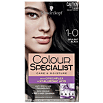 Schwarzkopf Colour Specialist Permanent Hair Colour - Care & Moisture, Perfect Grey Coverage 165 ml 1-0 Opulent Black