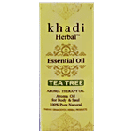 Khadi Herbal Tea Tree Essential Oil - Provides Relief From Cold & Sinusitis 15 ml