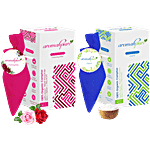 Aromahpure Camphor Cube - Original & Charming Rose 60 g (Pack of 2)