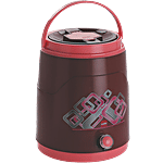 Cello Fountain Plastic Insulated Water Jug - Leak Proof, Durable, BPA Free, Maroon 10 L