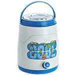 Cello Fountain Plastic Insulated Water Jug - Leak Proof, Durable, BPA Free, Blue 10 L