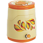 Cello Fountain Plastic Insulated Water Jug - Leak Proof, Durable, BPA Free, Orange 10 l 