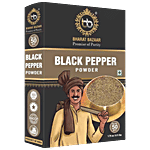 Bharat Bazaar  Black Pepper Powder - Pure, No Added Colours 50 g 