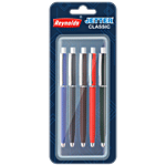 Reynolds Jetter Classic Ball Pen Set - Blue, For Professionals 5 pcs Blister Pack