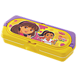 Pratap Flip Note Stationery Set - Marker + Duster + Pencil + Scale, Dora & Friends, Yellow 1 pc
