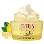 Lotus Herbals WhiteGlow Vitamin C Radiance Creme - SPF 20, PA+++, For Dark Spots & Dull Skin 50 g