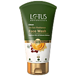 Lotus Botanicals Ubtan De-Tan Radiance Face Wash - Infused With 24K Gold, No Preservatives, For All Skin Types 100 ml