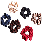 CS Beauty Plain Cotton Hair Tie/Rubber Band 6 pcs 