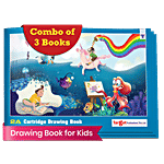 Target Publications 2A Cartridge Drawing Book - 34 Pages, Soft Bound, Unruled, 100 GSM 3 pcs 
