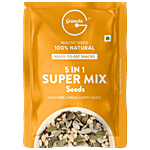 Granola 5 In 1 Super Mix Seeds - Natural, Healthy, High In Fibre, Ready-To-Eat Snack 200 g 