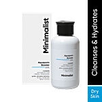 Minimalist Aquaporin Booster 05% Cleanser - With Hyaluronic Acid, For Dry Skin, Gentle, Stimulates Hydration 100 ml