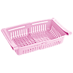 Joyo Fridge Tray - Plastic, High Quality, Sturdy, Pink 1 pc