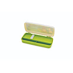 Hazel Perfect Plastic Pencil Box - Durable, Lightweight, Green 1 pc