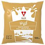 Vijay Dairy Pasteurised Full Cream Milk 500 ml 