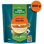 Tata Sampann Fibre Rich Dosa Mix - Ready To Cook Breakfast Mix, Golden, Crispy & Tasty Dosas, Instant Dosa Batter 500 g 