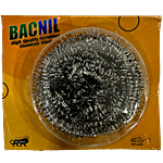 Bacnil Stainless Steel Scrubber - Removes Tough Stains, Magnetic Grade 1 pc