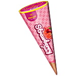 Hangyo Strawberry Jam Ice Cream Cone 110 ml
