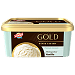 Scoops Gold Madagascar Vanilla Ice Cream - Premium, Extra Creamy 750 ml