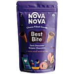 Nova Nova  Best Bite Choco Filled Cones - Dark & Belgian Chocolate 100 g 