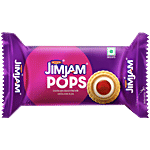 Britannia JimJam Pops Crunchy Open Cookie - With Vanilla Creme & Jammy Centre 70 g