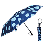 Destinio 3 Fold Printed UV Coated Umbrella - With Auto Open & Close, Printed Dark Blue 1 pc
