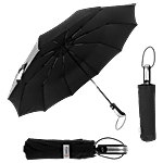 Destinio 3 Fold Umbrella - With Auto Open & Close, 59 cm, Black 1 pc