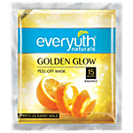 Everyuth Naturals Golden Glow Peel Off Mask - With 24 Karat Gold 8 g Sachet