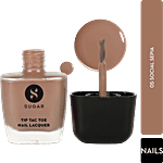 Sugar Cosmetics Tip Tac Toe Nail Lacquer Classic 9 ml 05 Social Sepia