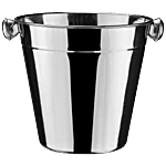 Elephant  Stainless Steel Ice Bucket With Rings - Double Walled, For Cocktail Party 1.35 L