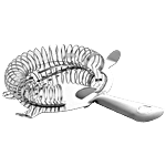 Elephant  Stainless Steel Strainer - Bowl-Shaped Metal Sieve Filter 1 pc