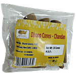 Kesari Puja Samvad Chandan Dhoop Cones 10 pcs 