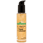 mCaffeine Naked & Raw Coffee Body Shimmer - With Hyaluronic Acid 105 ml 