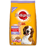 Pedigree Senior Dry Dog Food - Chicken & Rice, 7+ Years 1 kg 