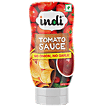 Indi  Tomato Sauce - No Onion & Garlic 250 g Squeeze Bottle