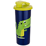PddFalcon Stainless Steel Cartoon Fip Flop Cup - CN6 Crocky, Multicolour, Ideal For Storing 520 ml