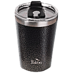 PddFalcon Stainless Steel Poppy Cup - With Straw, Copper 300 ml