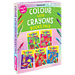 Dreamland Colour With Crayons Books Pack 5 pcs