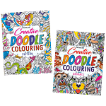 Dreamland Creative Doodle Colouring Book For Adults - Pattern & Animals 2 pcs