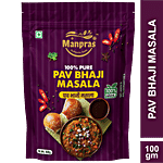 Manpras Pav Bhaji Masala - Natural, No Preservatives, No Artificial Flavours 100 g Pouch