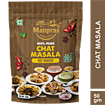 Manpras Chat Masala - Natural, No Preservatives, No Artificial Flavours 50 g Pouch