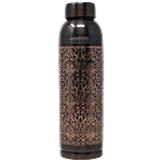 Mr. Copper King Antique Engraved Pure Copper Premium Water Bottle 900 ml