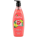 Fiama Happy Naturals Shower Gel - Plum Blossom & Ylang Fragrance 500 ml 