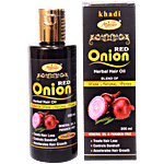 Shri Manav Herbal Red Onion Herbal Hair Oil - Paraben Free 200 ml