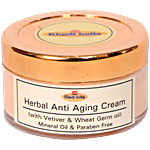 Khadi India Herbal Anti Aging Cream - Paraben Free 50 g