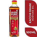 Musta Pure Cold Pressed Kacchi Ghani Mustard Oil Pet Bottle 500 ml 