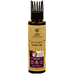 Khadi Essentials Red Onion Hair Oil - With Black Seed & Jaborandi, For Hair Fall Control 100 ml 