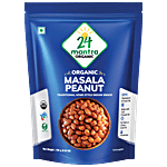 24 Mantra Organic Masala Peanut 150 g Zipper Pouch