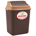 Nakoda Dust & Waste Bin - Large Size, Assorted Colour, Maple Swing 7 L