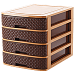 Nakoda Storage, Drawer & Organiser Multipurpose Chests 4 Steps - Assorted Colour, Modulo 1 pc