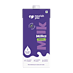Nourish you Millet Mlk Original With Ragi, Jowar, & Bajra, No Added Sugar 1 L Tetra Pak